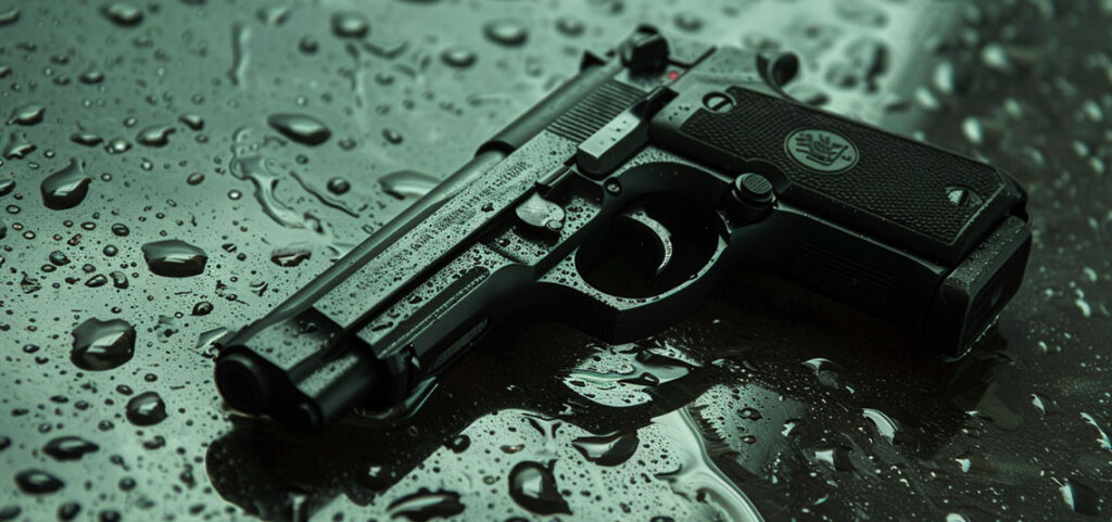 Cleaning Handgun