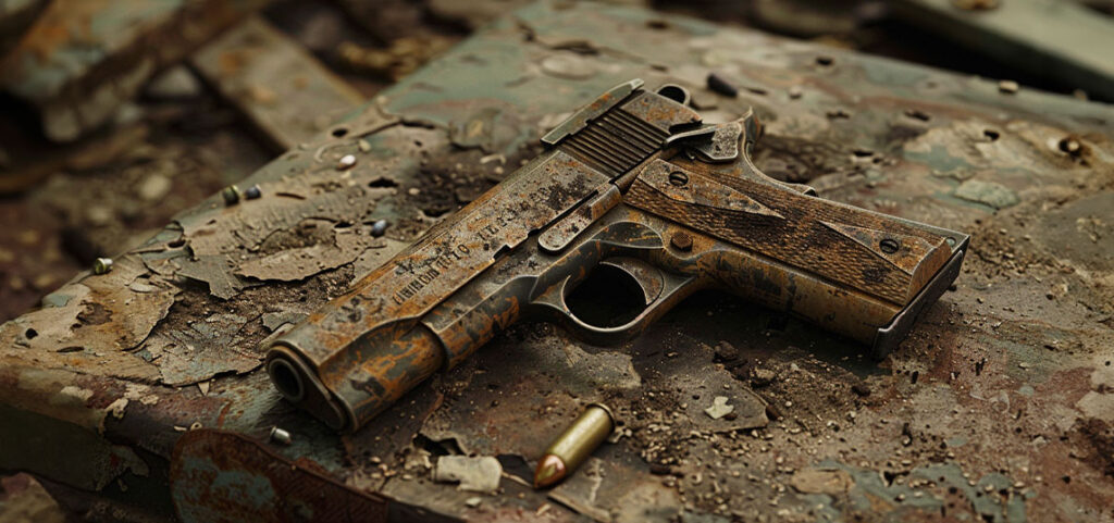 Preventing the gun from rusting