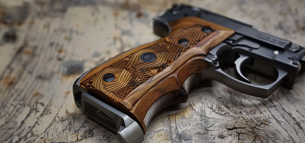 beech wood pistol grip
