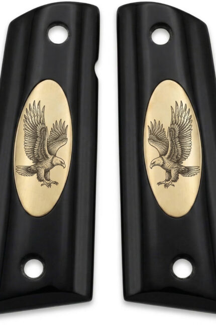 Colt 1911 Hardwood Grip | Bald Eagle Engraved | ZIB Grips