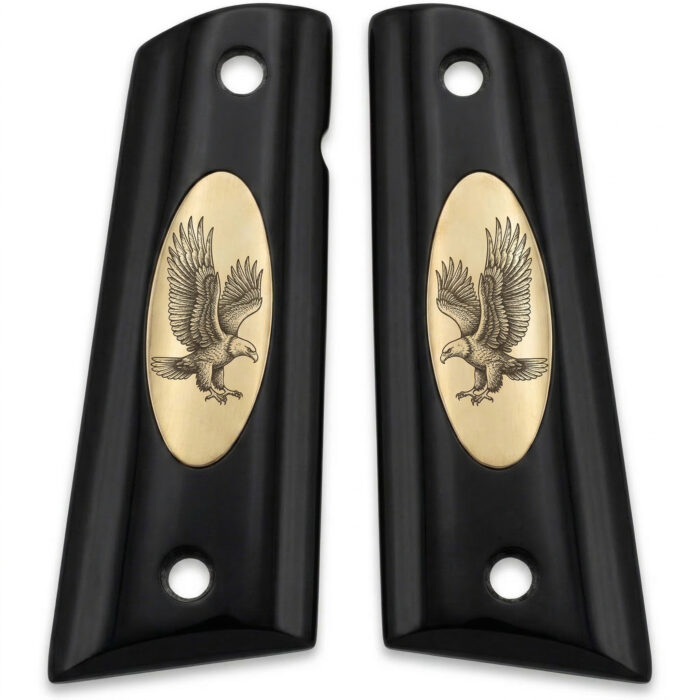 Colt 1911 Hardwood Grip | Bald Eagle Engraved | Zib Grips