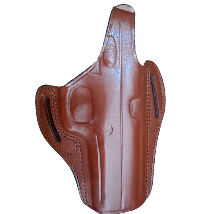 Cz Shadow 2 Leather Holster | Pancake Owb Open Top | Brown Right Hand | Zib Grips