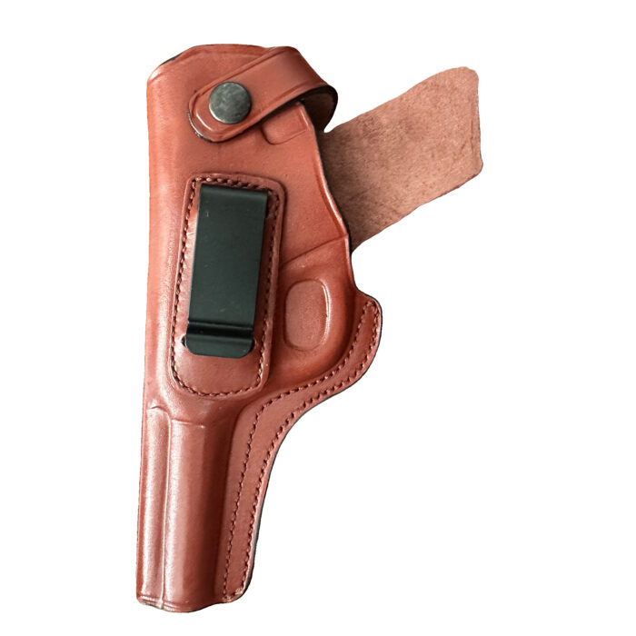 High Standard Hd Military Leather Holster | Iwb Owb Dual Carry | Brown Left Hand | Zib Grips