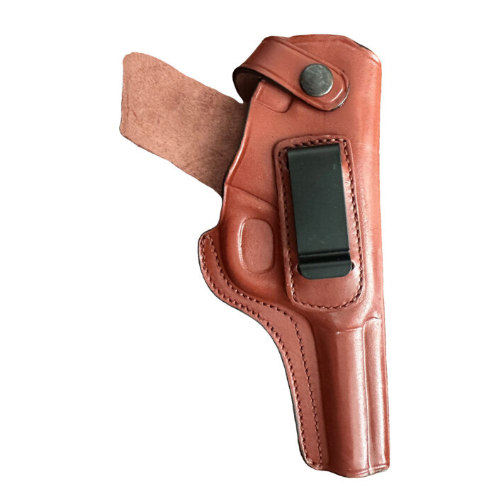 High Standard Hd Military Leather Holster | Iwb Owb Dual Carry | Brown Right Hand | Zib Grips