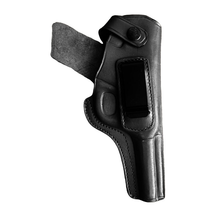 High Standard Hd Military Leather Holster | Iwb Owb Dual Carry | Black Right Hand | Zib Grips